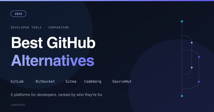 Best GitHub Alternatives in 2026: 5 Platforms Compared — Jamdesk Blog