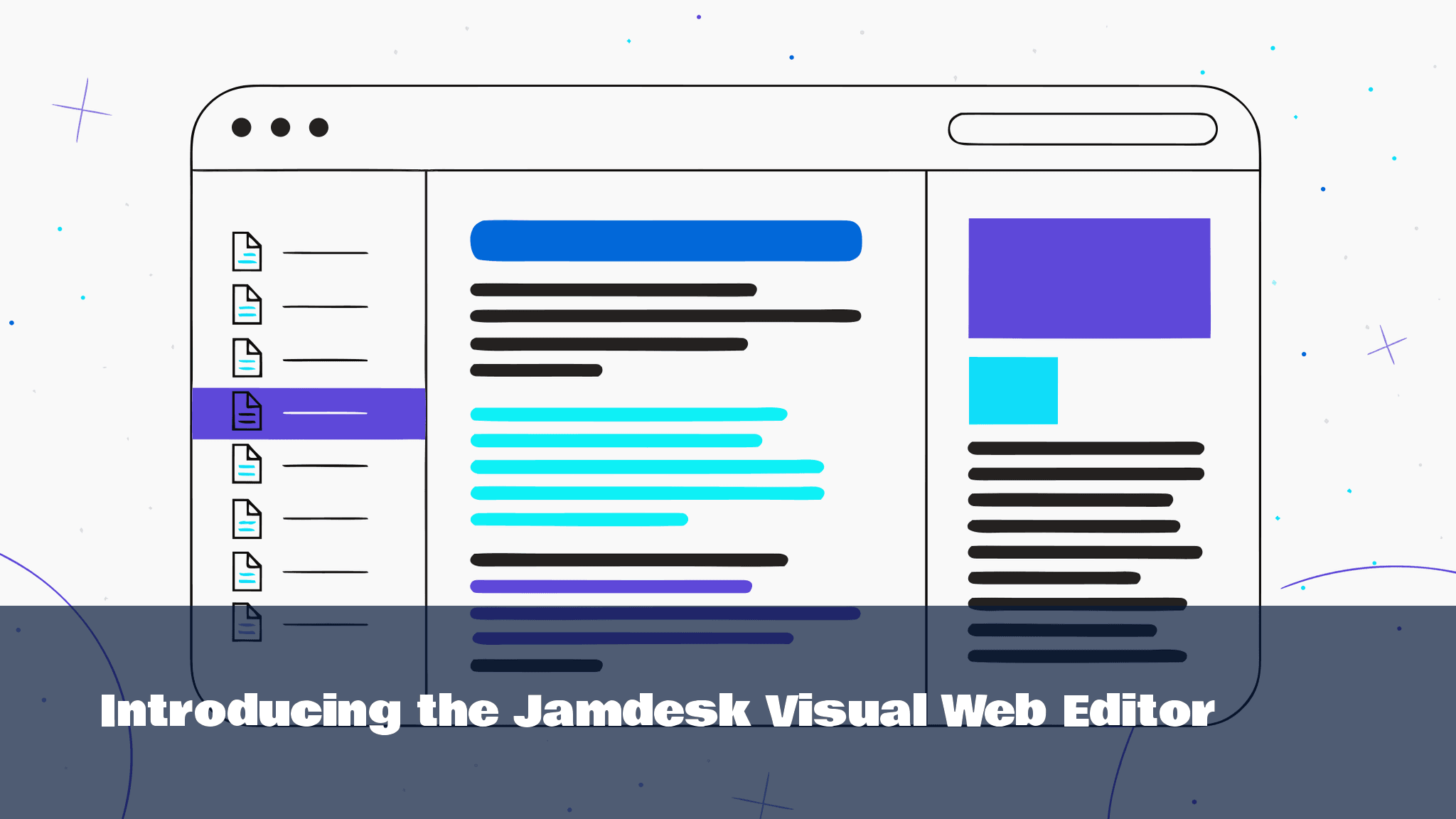 The Jamdesk Web Editor