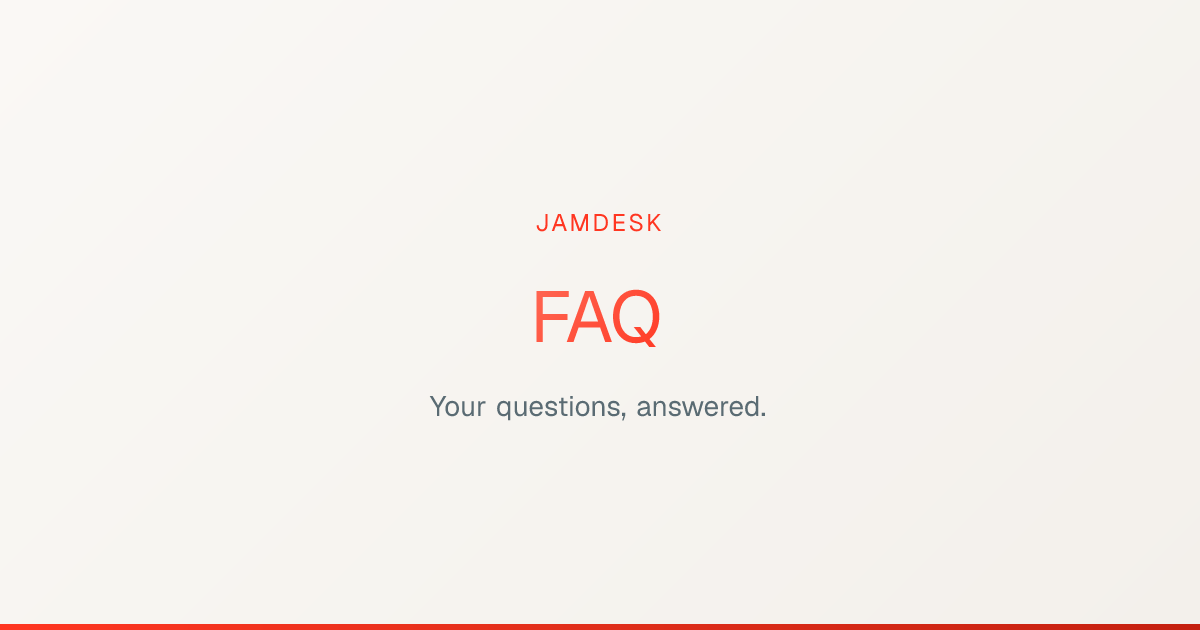 Documentation Software FAQ — Jamdesk